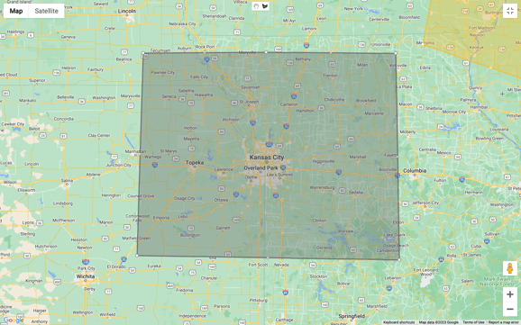 Kansas City Territory Map Kansas City Territory Map