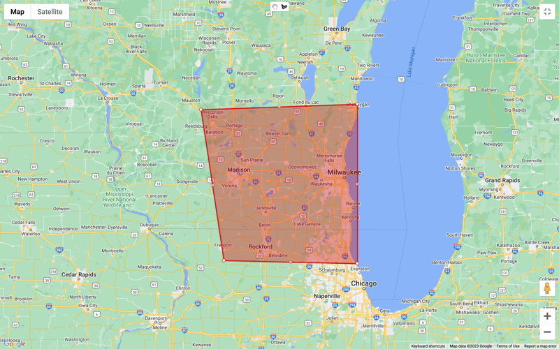 WisconsinChicagoland Territory Map
