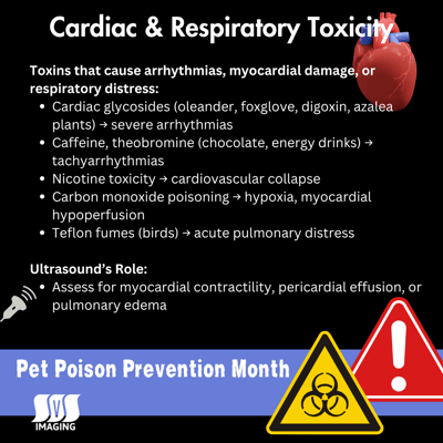 Pet Poison Prevention Month - Cardiac & Respiratory