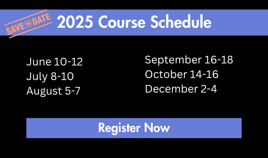 2025 Course Schedule